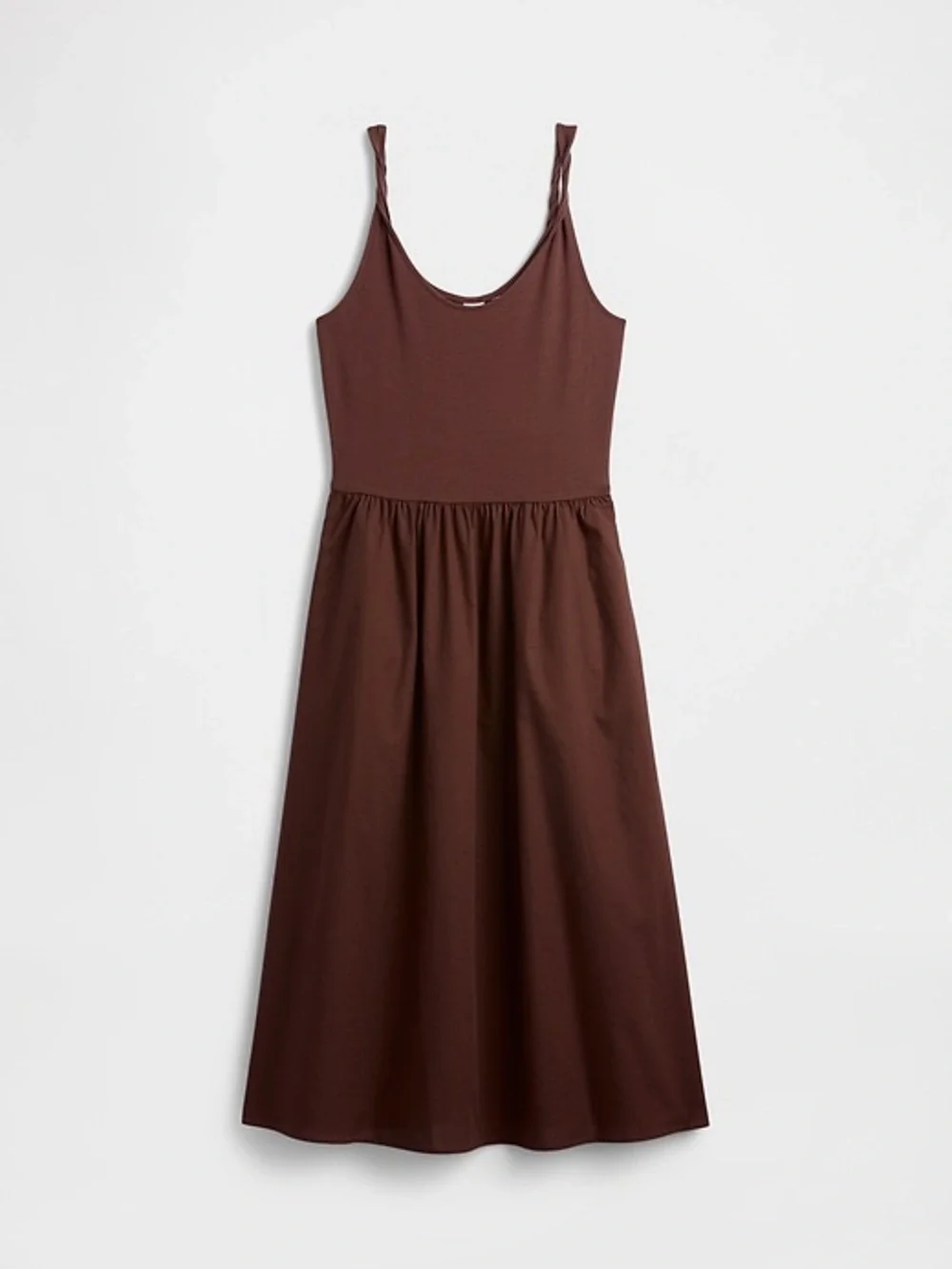 Gap Twist-Strap Scoopneck Midi Dress